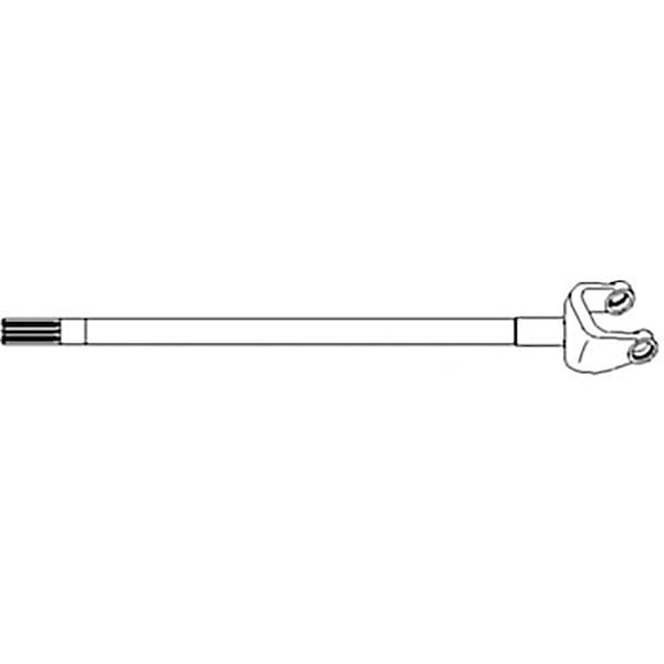 Aftermarket AL32884 Right Hand Axle Shaft Fits FordIH 5700 6600 6600C 6600O ZP1927573 - main